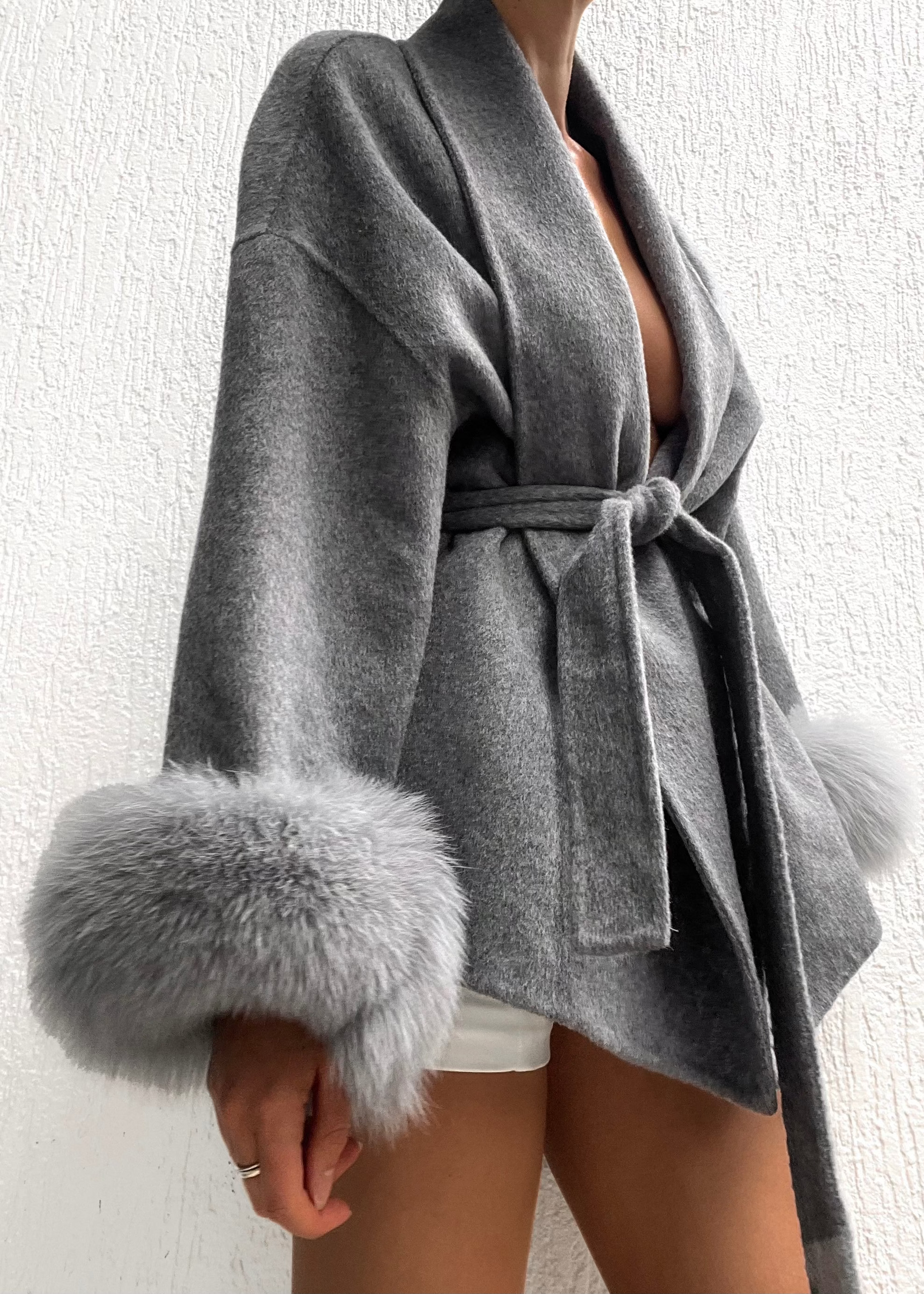 Abrigo de lana con pelo | Edición de invierno