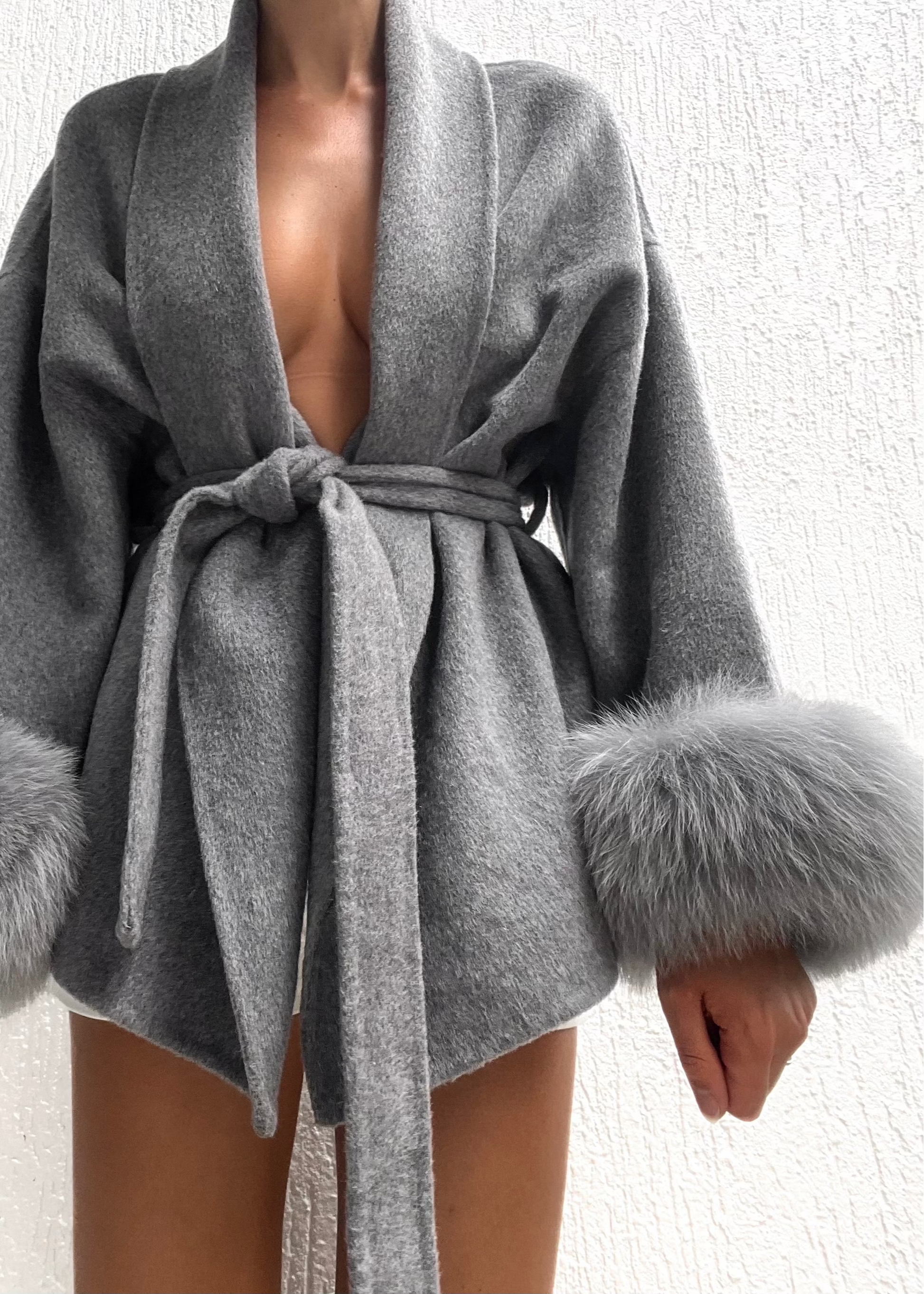 Abrigo de lana con pelo | Edición de invierno