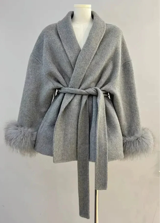 Abrigo de lana con pelo | Edición de invierno
