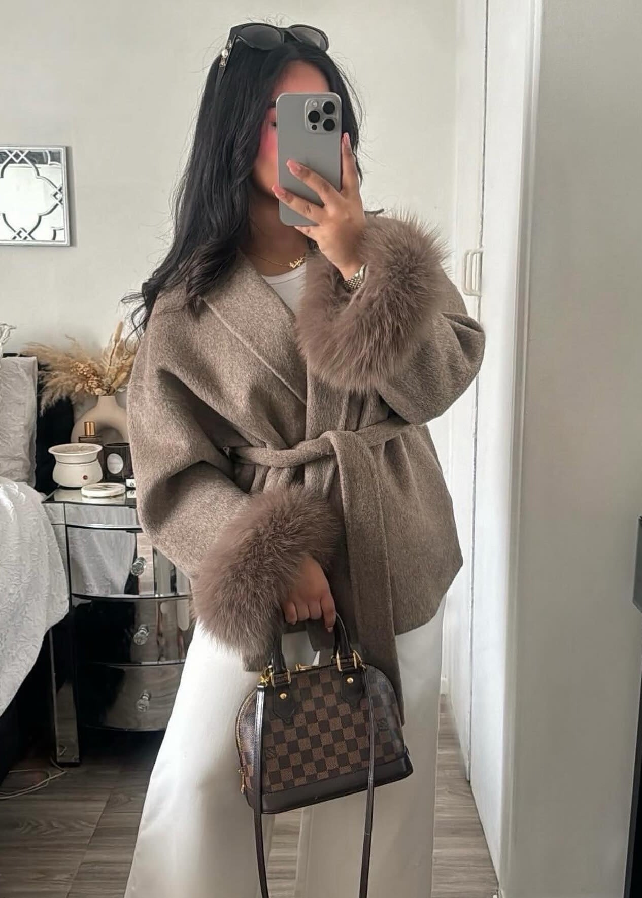 Abrigo de lana con pelo | Edición de invierno
