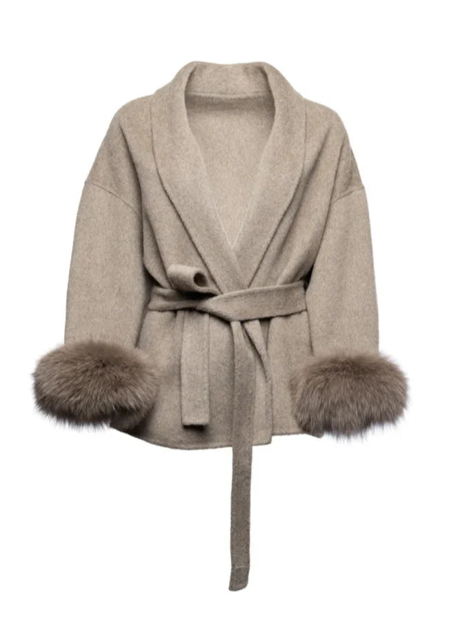 Abrigo de lana con pelo | Edición de invierno