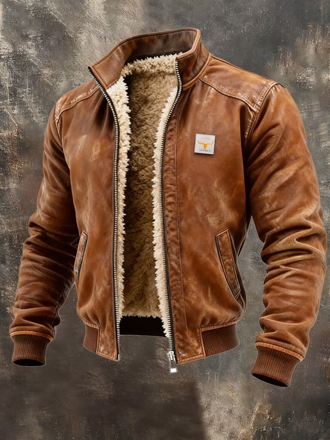 RICARDO™ | CHAQUETA DE CUERO TÉRMICO