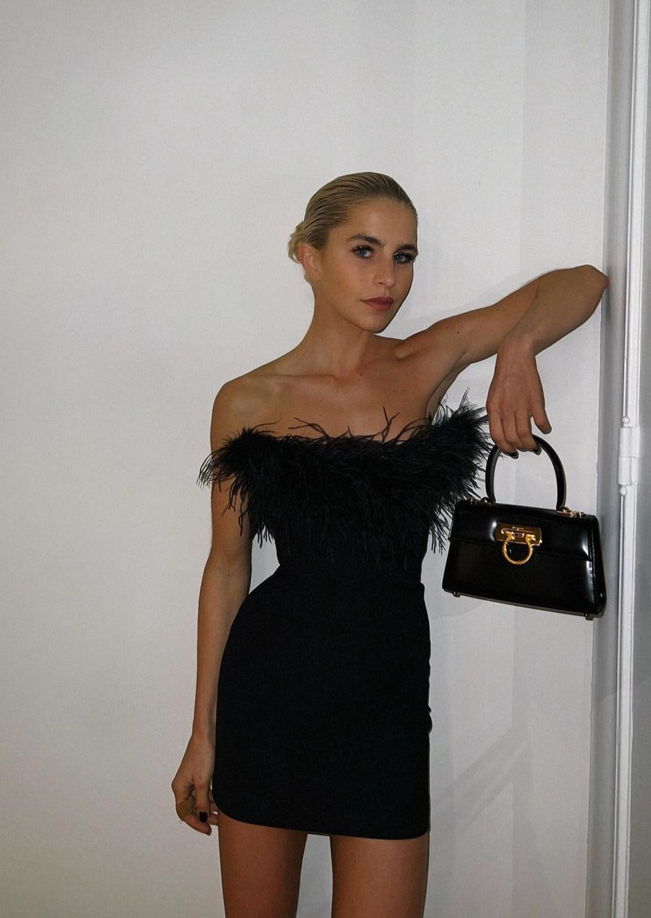 Marissa Mini Vestido - Negro