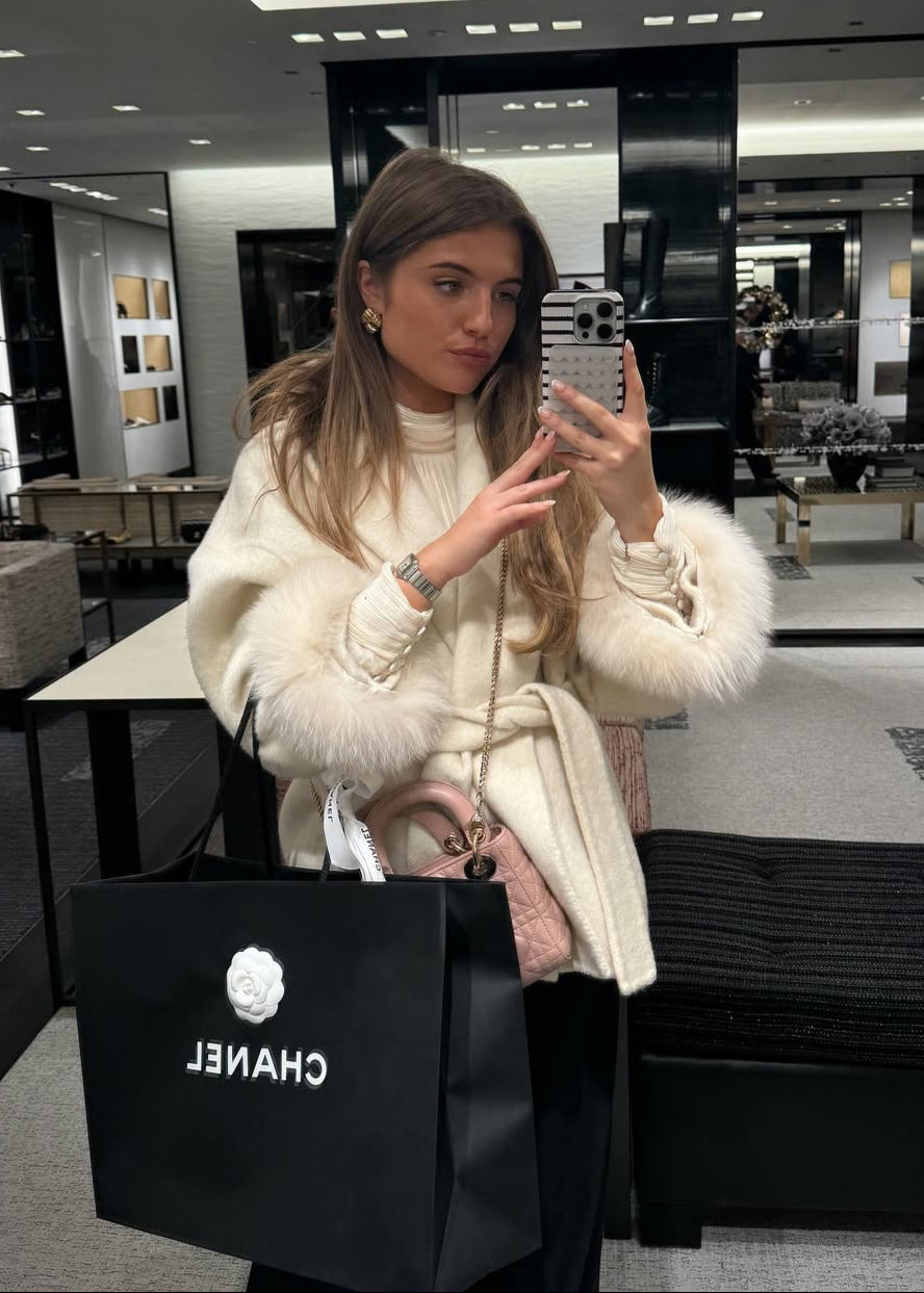 Sabrina Abrigo de lana - Crema