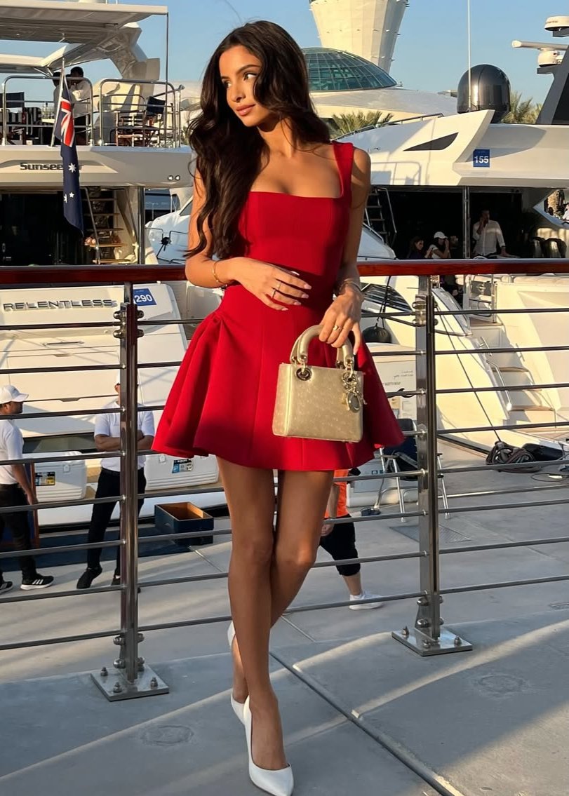 Victoria Vestido - Escarlata