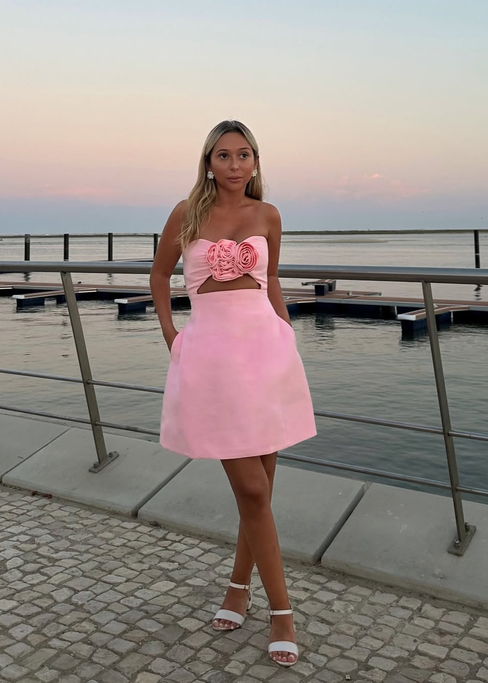 Britannia Vestido - Rosa