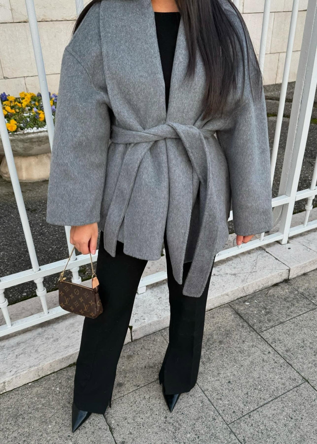 Sabrina Abrigo de lana - Gris