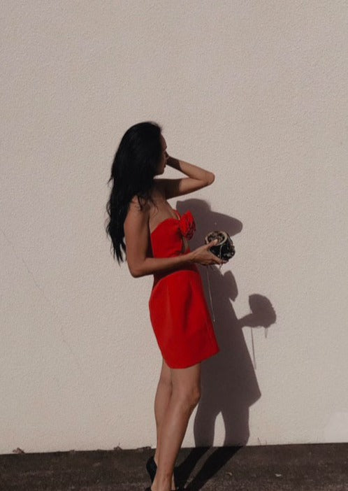 Britannia Vestido - Rojo