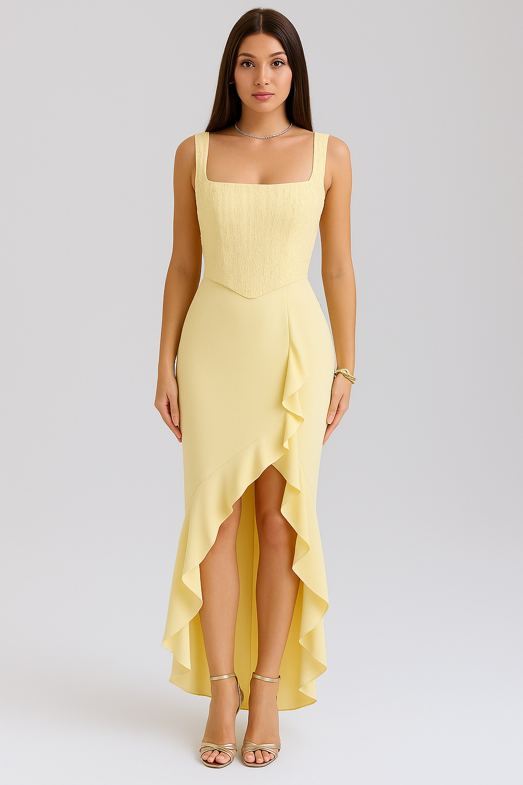 Chiara - Vestido Corsé de Satén