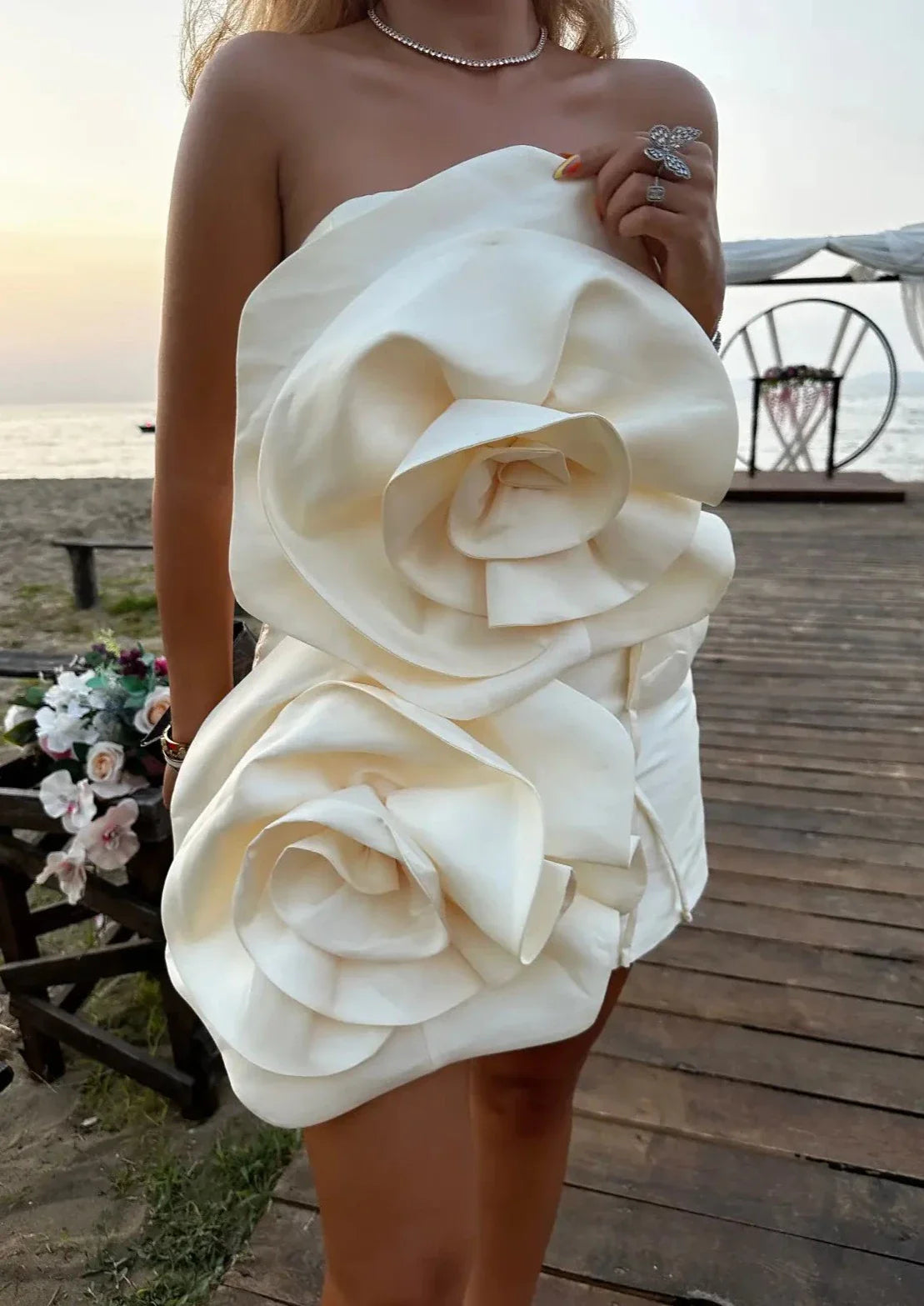 Eliana Vestido - Marfil