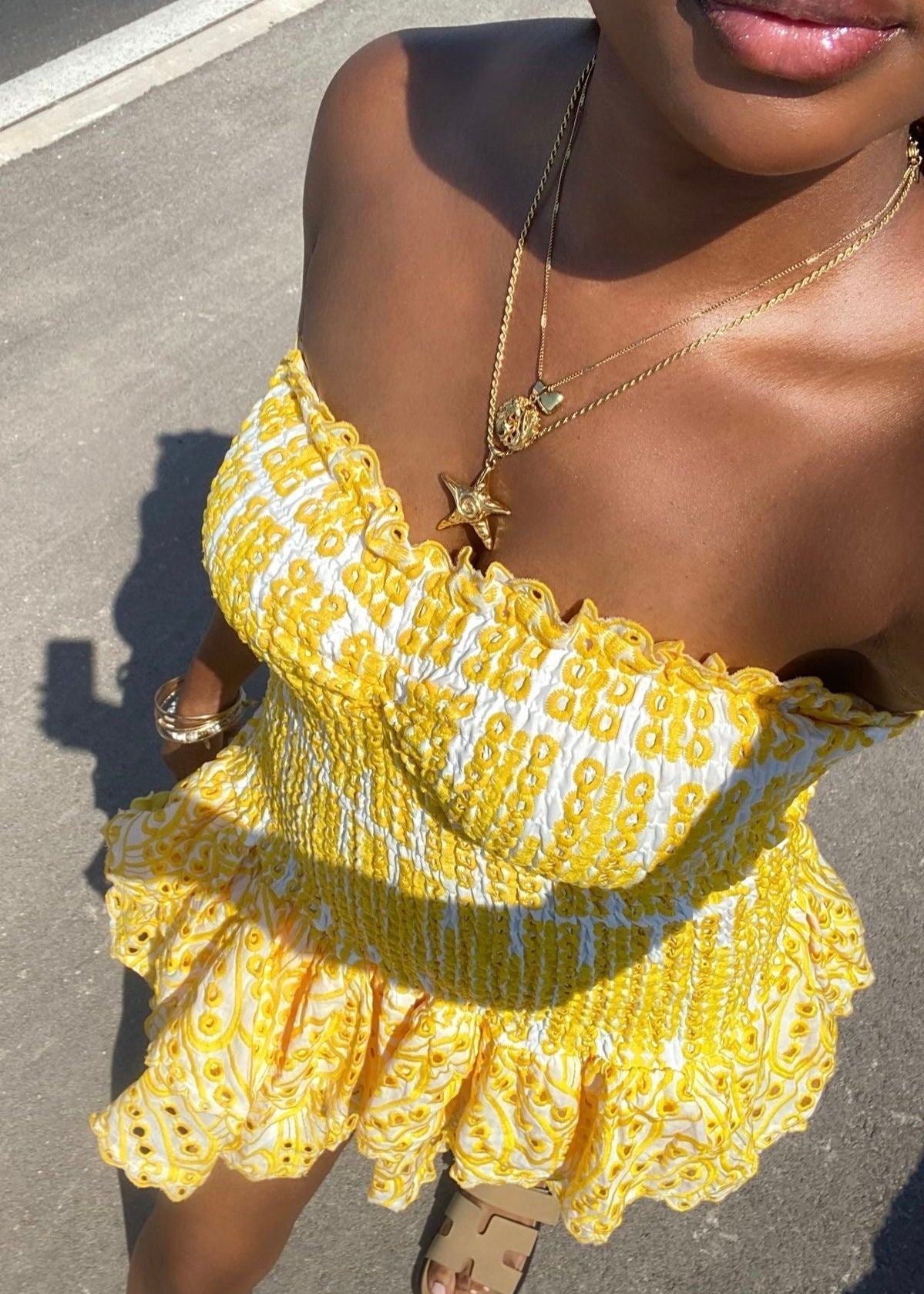 Chérie Vestido - Amarillo