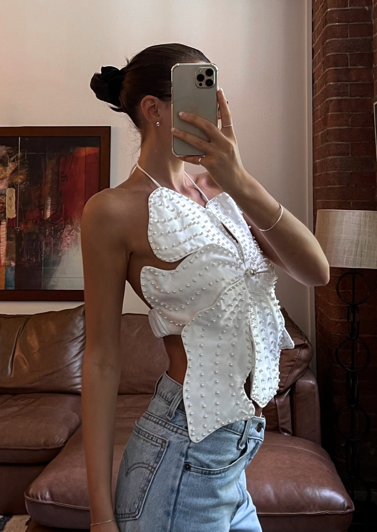 Marta Top - Blanco
