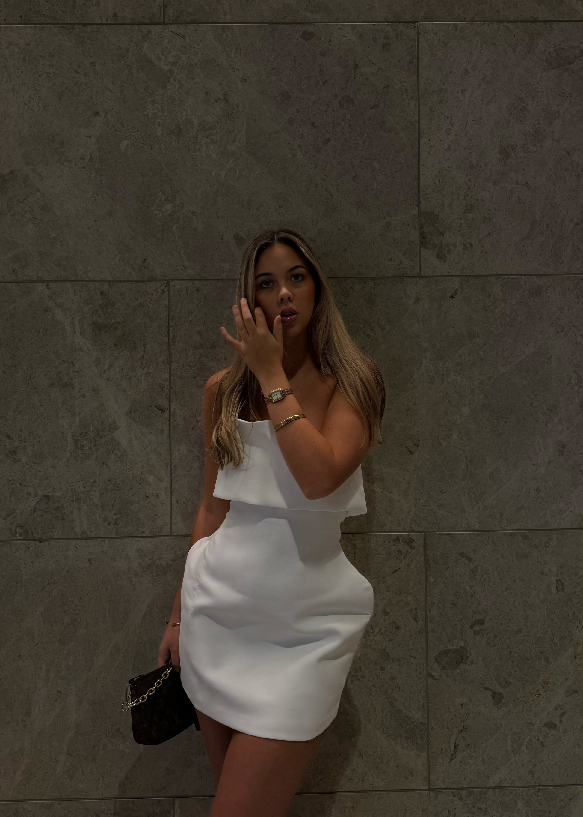 Santa Faz Vestido - Blanco