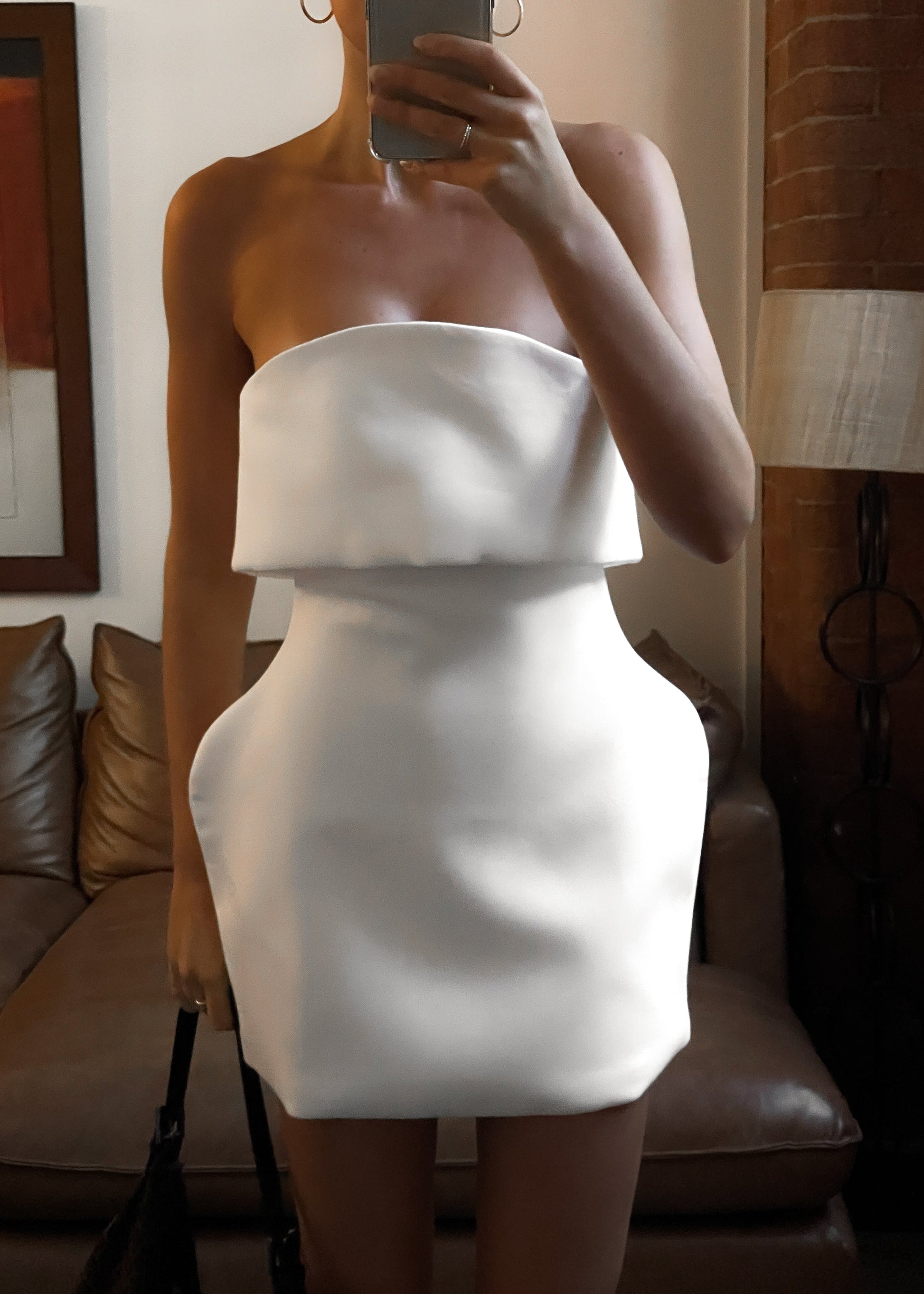 Santa Faz Vestido - Blanco