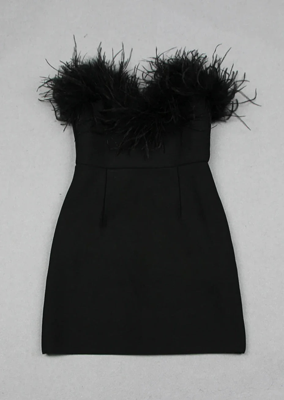 Marissa Mini Vestido - Negro