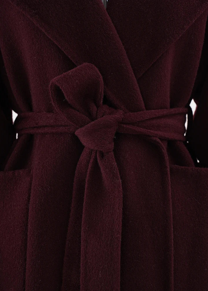 Sabrina Abrigo de lana - Champiñón