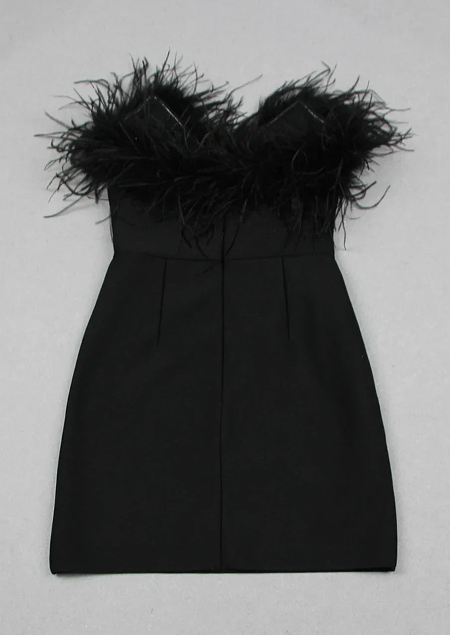 Marissa Mini Vestido - Negro