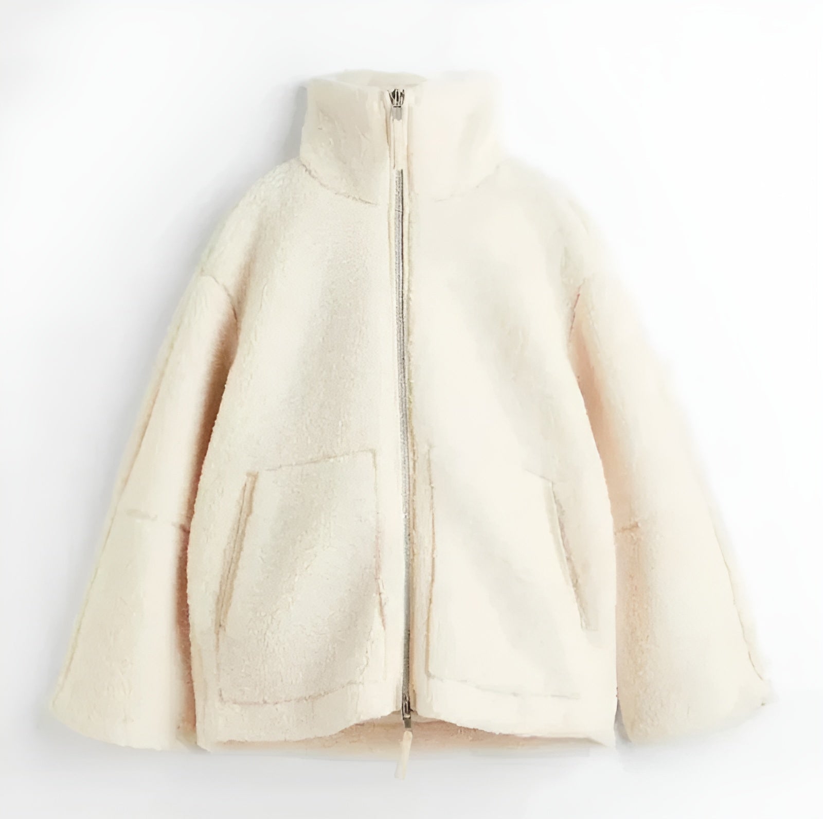 Etereum | Abrigo suave con cuello alzado