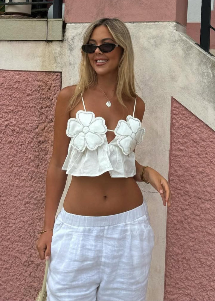 Belaporto Top - Blanco