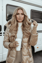 Abrigo Elegante y Acolchado