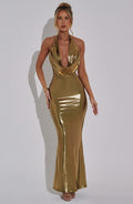 Anneliese Vestido Largo - Dorado
