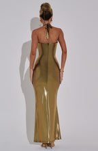 Anneliese Vestido Largo - Dorado