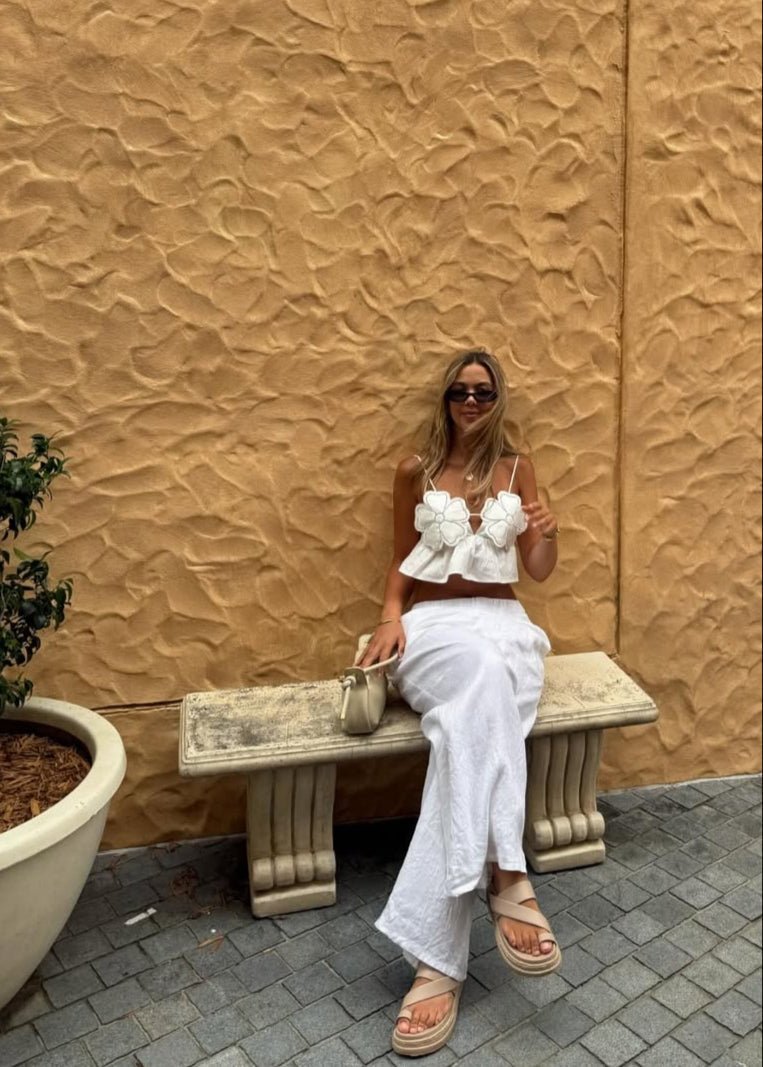 Belaporto Top - Blanco