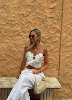 Belaporto Top - Blanco