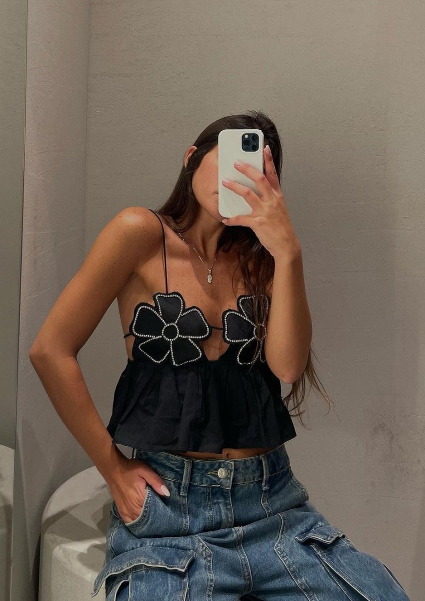 Belaporto Top - Negro