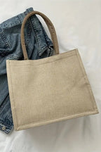 Bolsa de Yute Ecológica con Estampado Floral