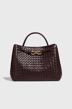Bolsa Diaria Tejida en Color Índigo