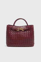 Bolsa Diaria Tejida en Color Índigo