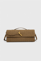 Bolso de Hombro Clásico de Ante Melanie