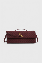 Bolso de Hombro Clásico de Ante Melanie