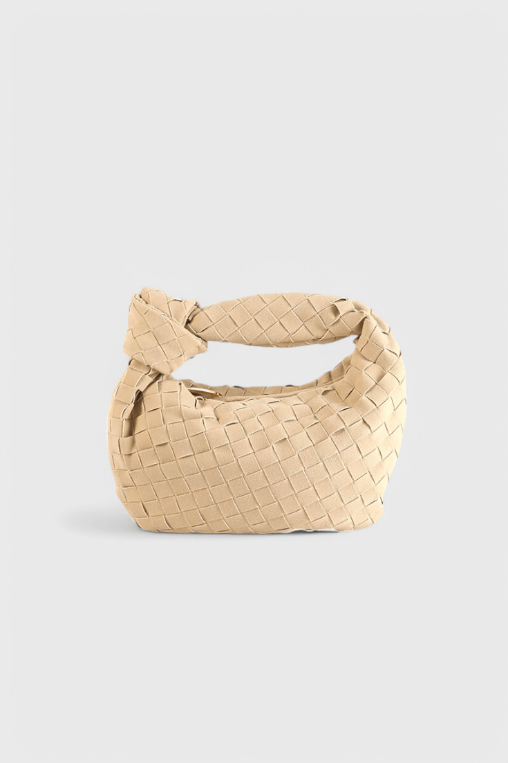 Bolso Mini Woven Remi con Detalle de Nudo