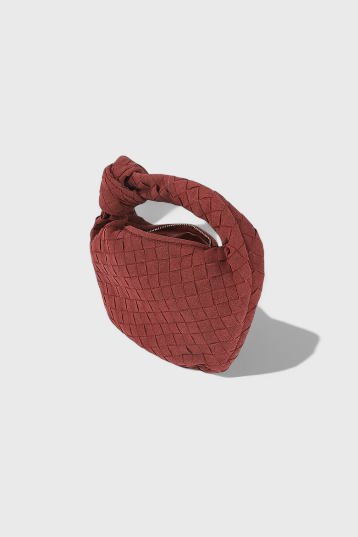 Bolso Mini Woven Remi con Detalle de Nudo