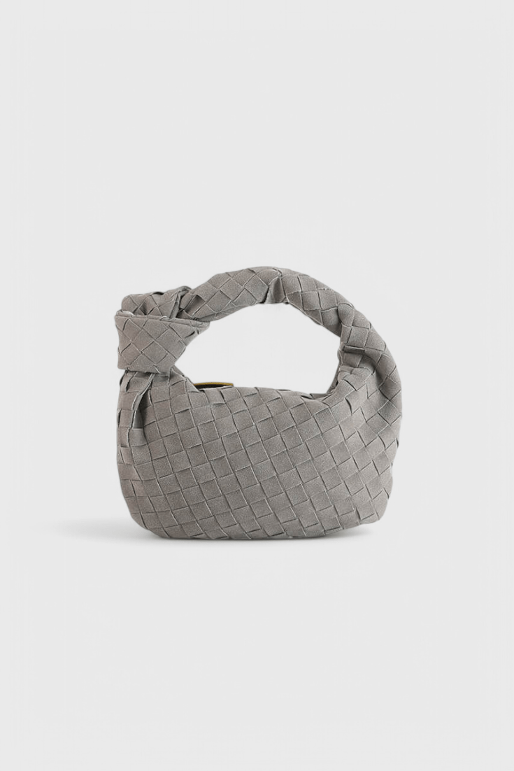 Bolso Mini Woven Remi con Detalle de Nudo