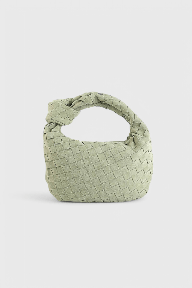 Bolso Mini Woven Remi con Detalle de Nudo