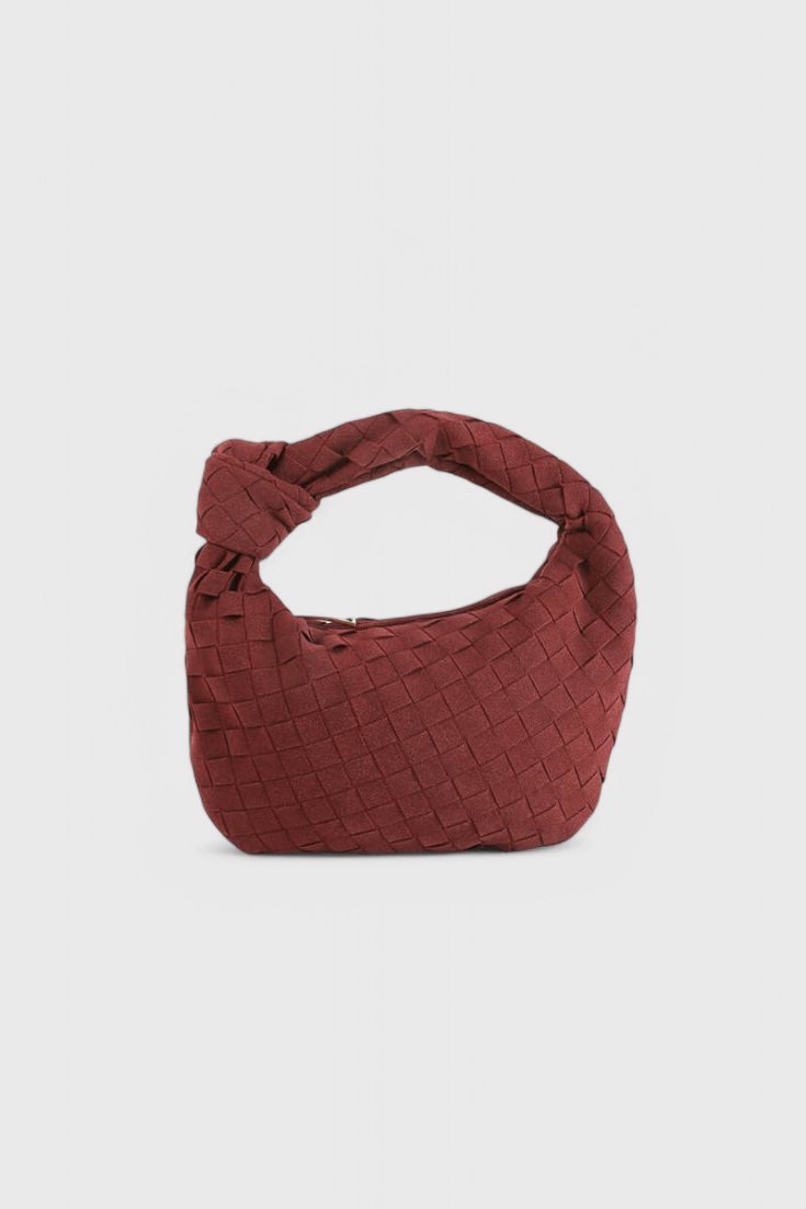 Bolso Mini Woven Remi con Detalle de Nudo