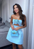 Britannia Vestido - Azul