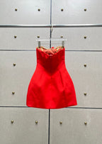 Britannia Vestido - Rojo