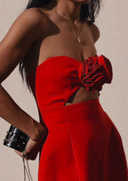 Britannia Vestido - Rojo