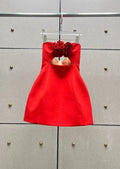 Britannia Vestido - Rojo