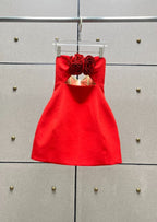 Britannia Vestido - Rojo