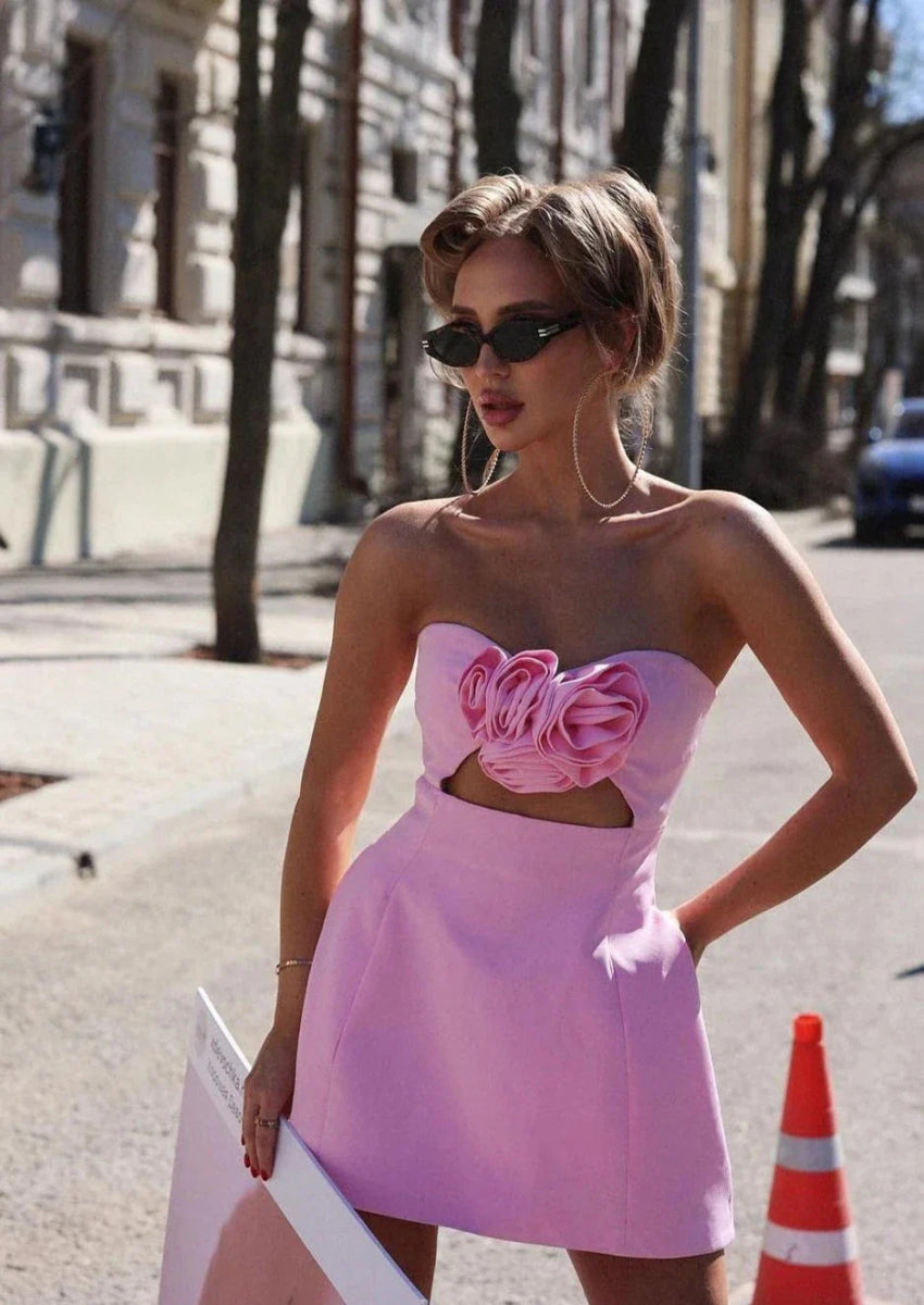 Britannia Vestido - Rosa