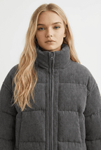 Chaqueta acolchada para mujer | Cuello alto | Cálida y cómoda - SERELYA STUDIO