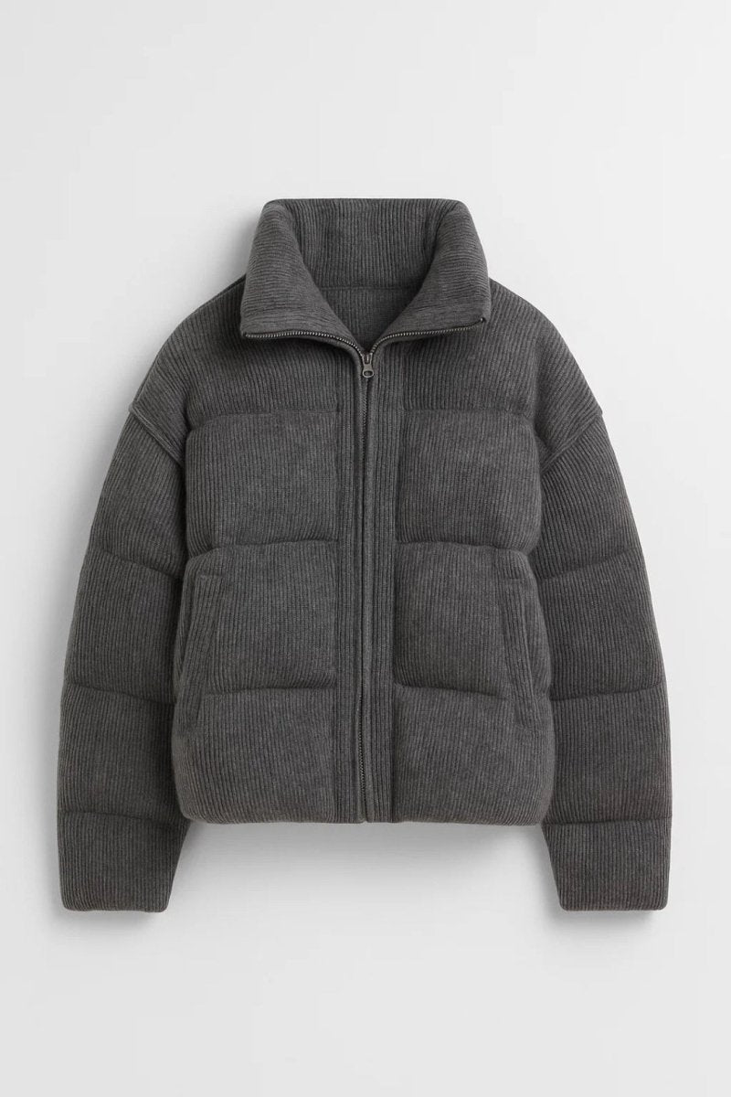 Chaqueta acolchada para mujer | Cuello alto | Cálida y cómoda - SERELYA STUDIO