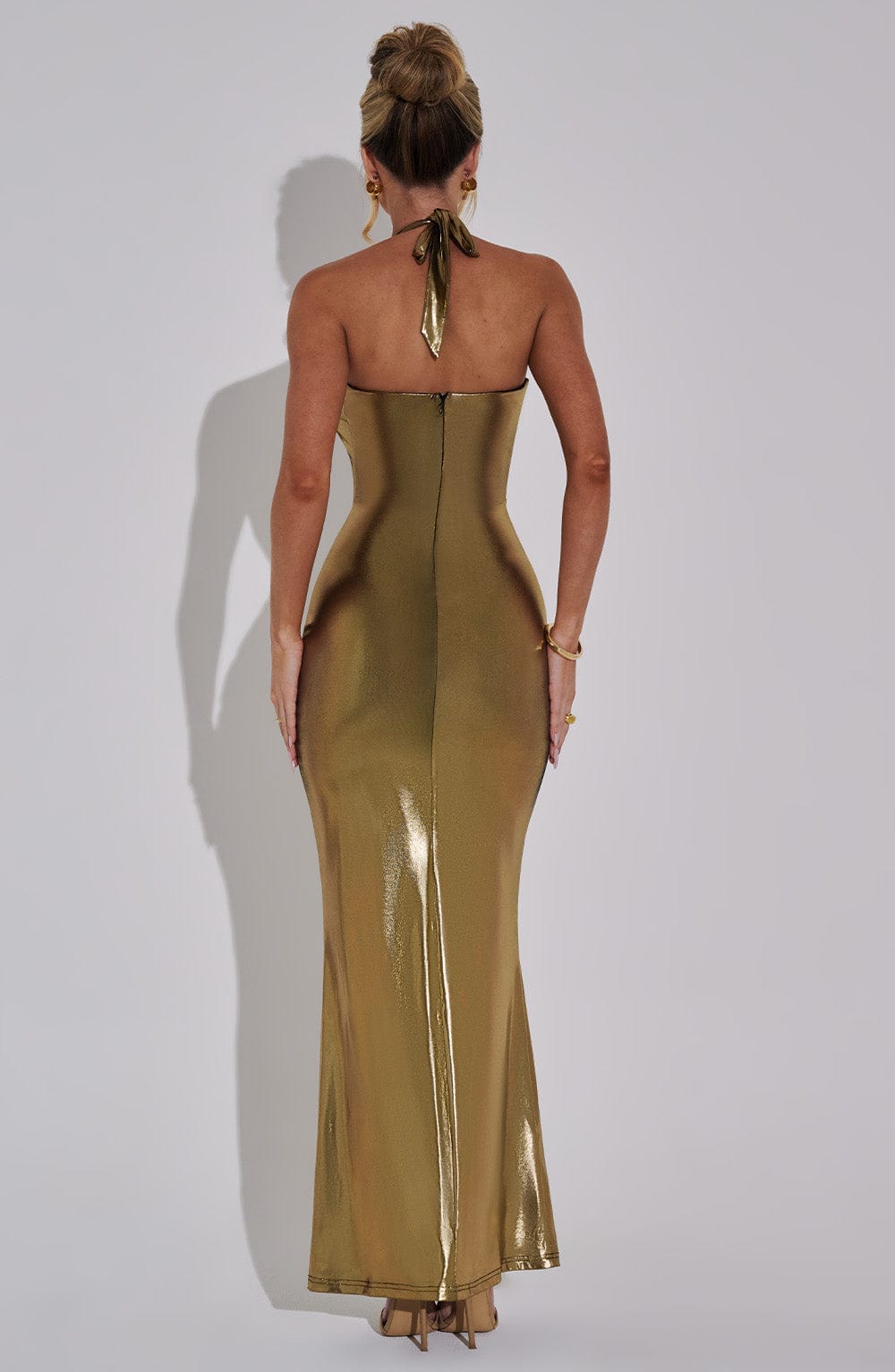 Anneliese Vestido Largo - Dorado