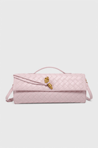 Clutch Melanie con Elegante Detalle de Nudo Dorado
