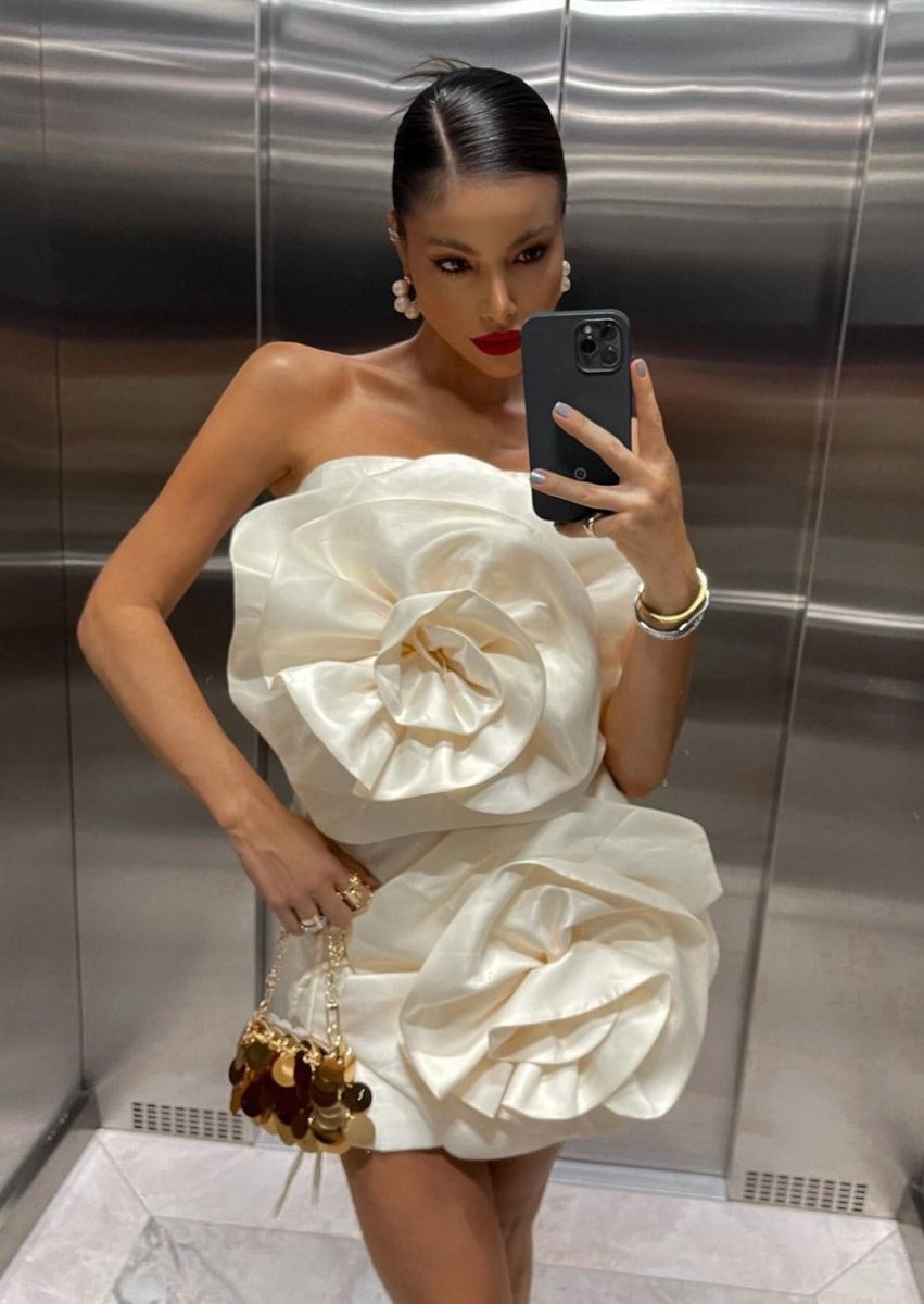 Eliana Vestido - Marfil